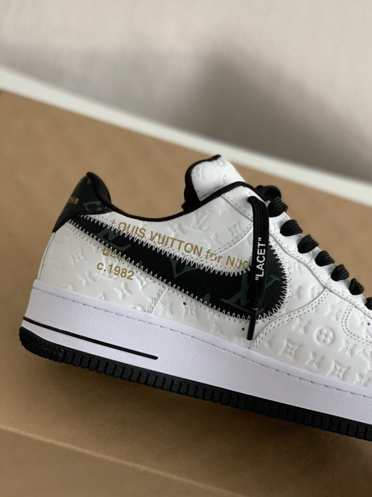 Louis Vuitton x Nike Air Force 1 Low ¡®White Black¡¯
