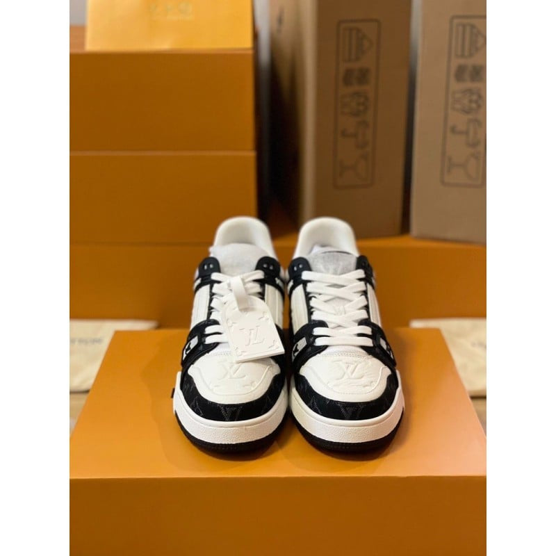 Louis Vuitton LV Trainer Sneaker ¡®Monogram Black Denim¡