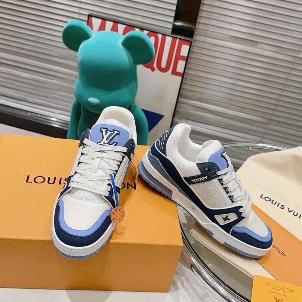 Louis Vuitton LV Trainer ¡°Blue Beige¡±