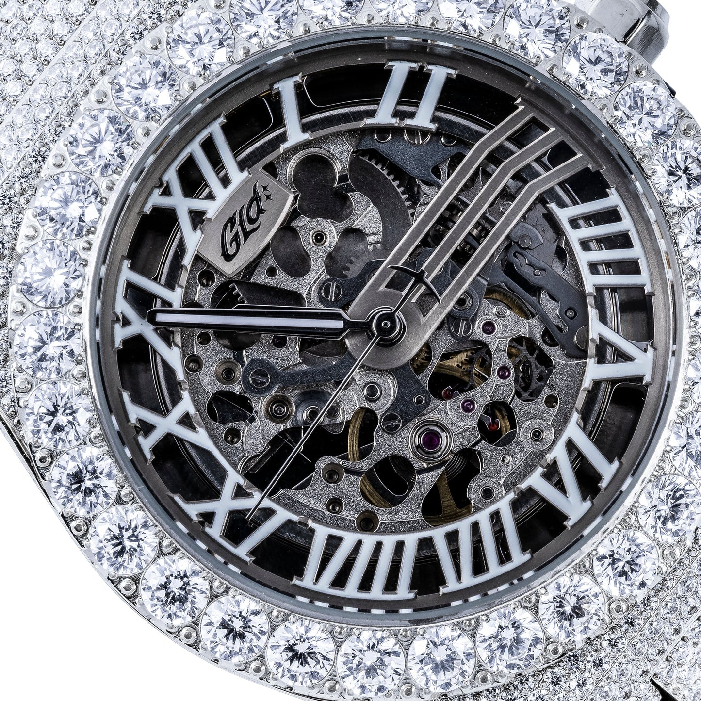42MM Iced Moissanite Alpha Era? Luminous Skeleton 316