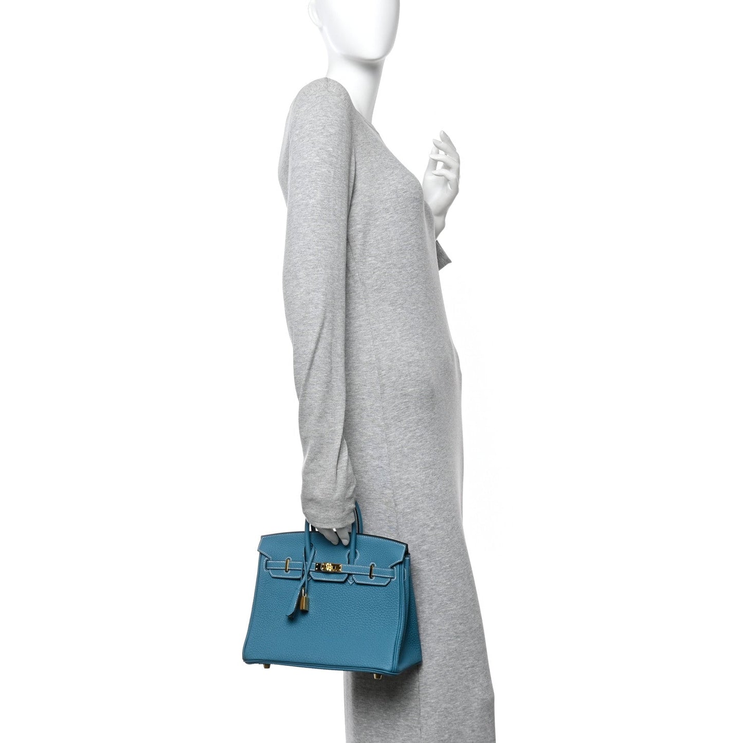 Togo Birkin 25 New Blue Jean