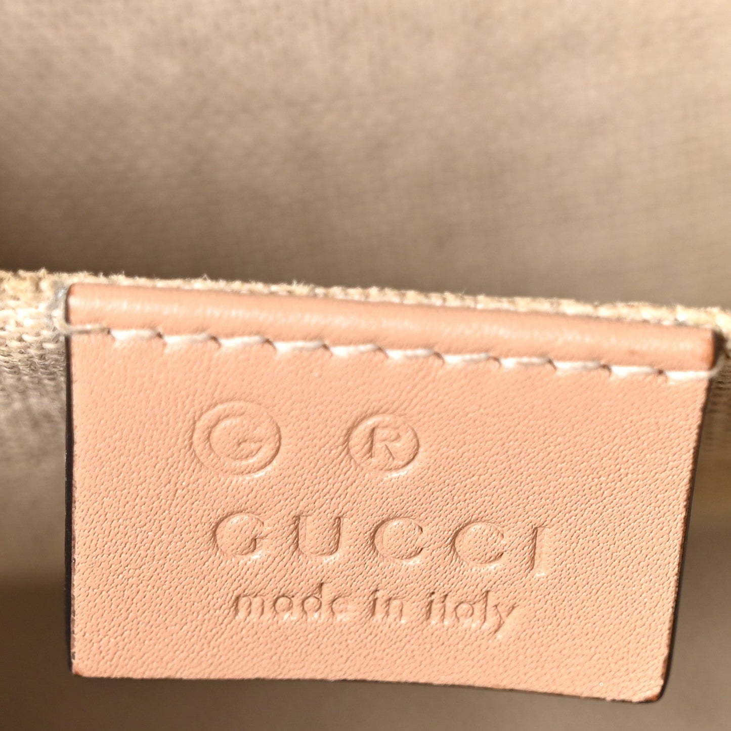Soft Microguccissima Mini Dome Bag Camelia