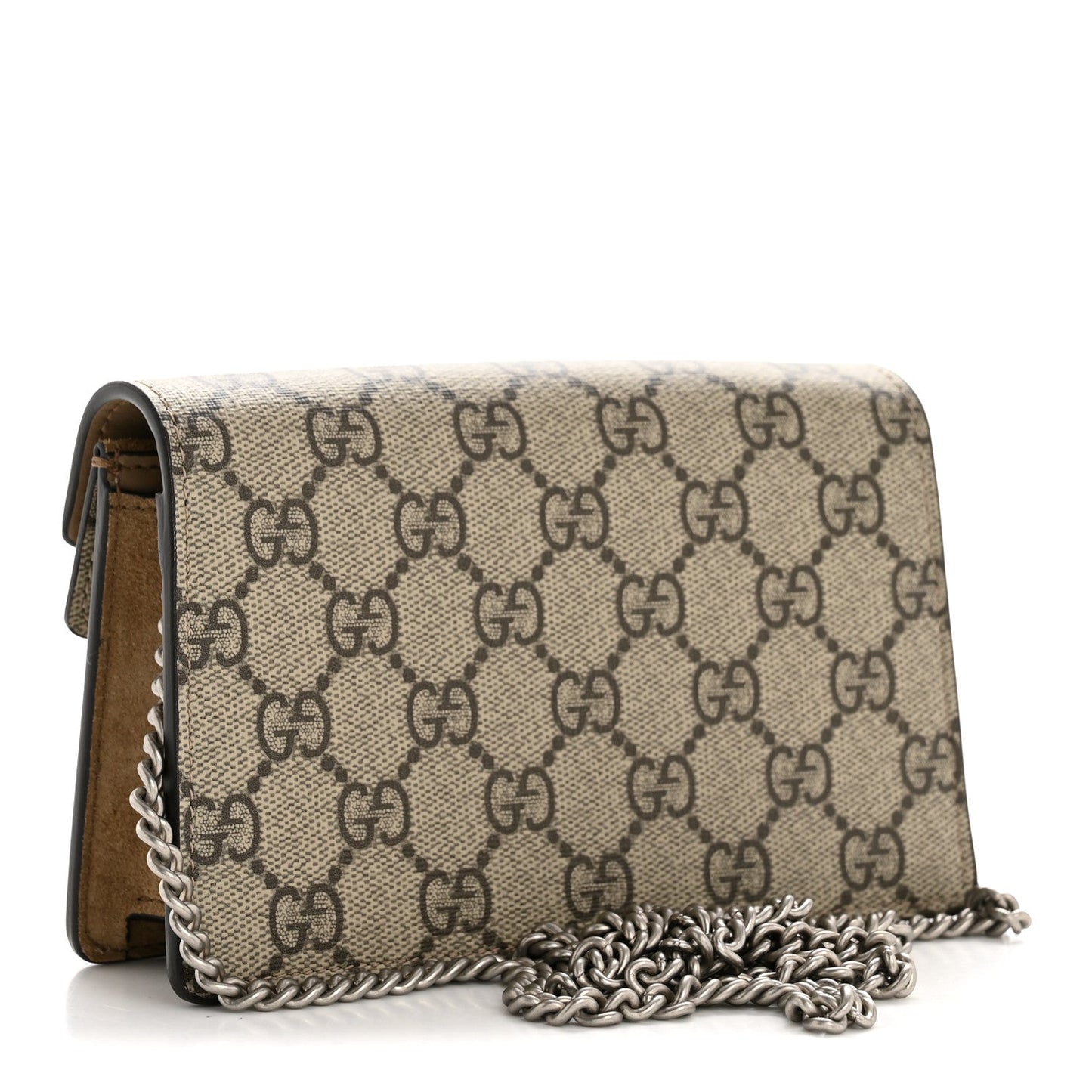 GG Supreme Monogram Super Mini Dionysus Shoulder Bag Taupe
