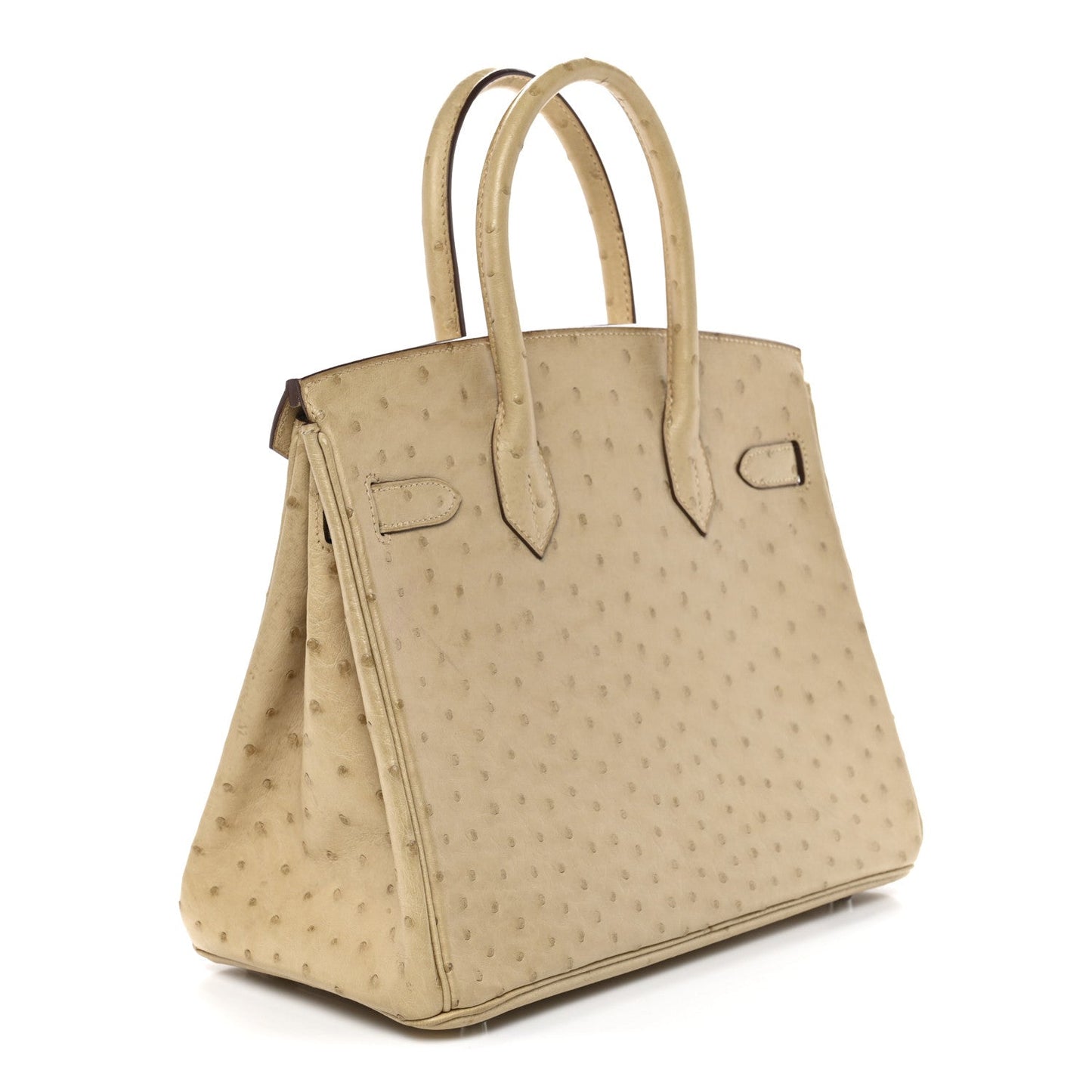 Ostrich Birkin 30 Parchemin