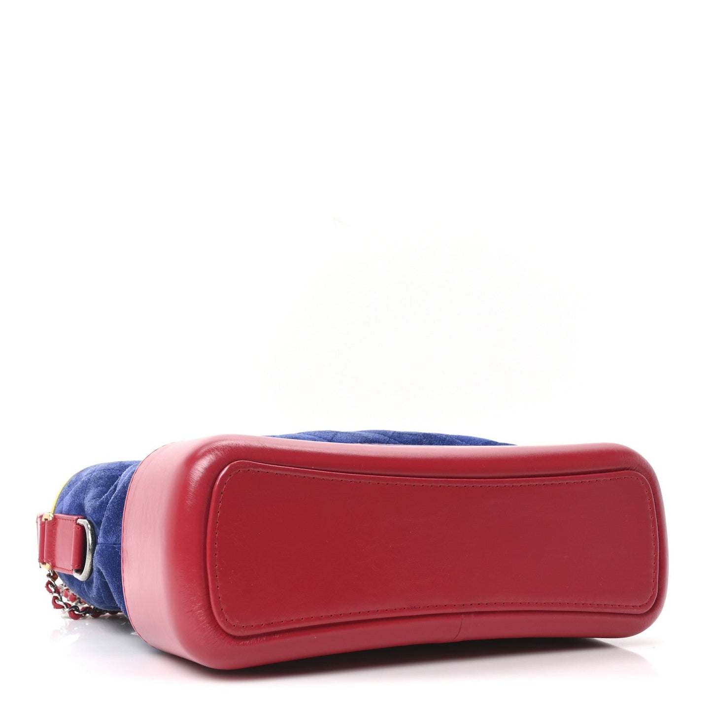 Suede Calfskin Quilted Medium Gabrielle Hobo Red Blue Yellow