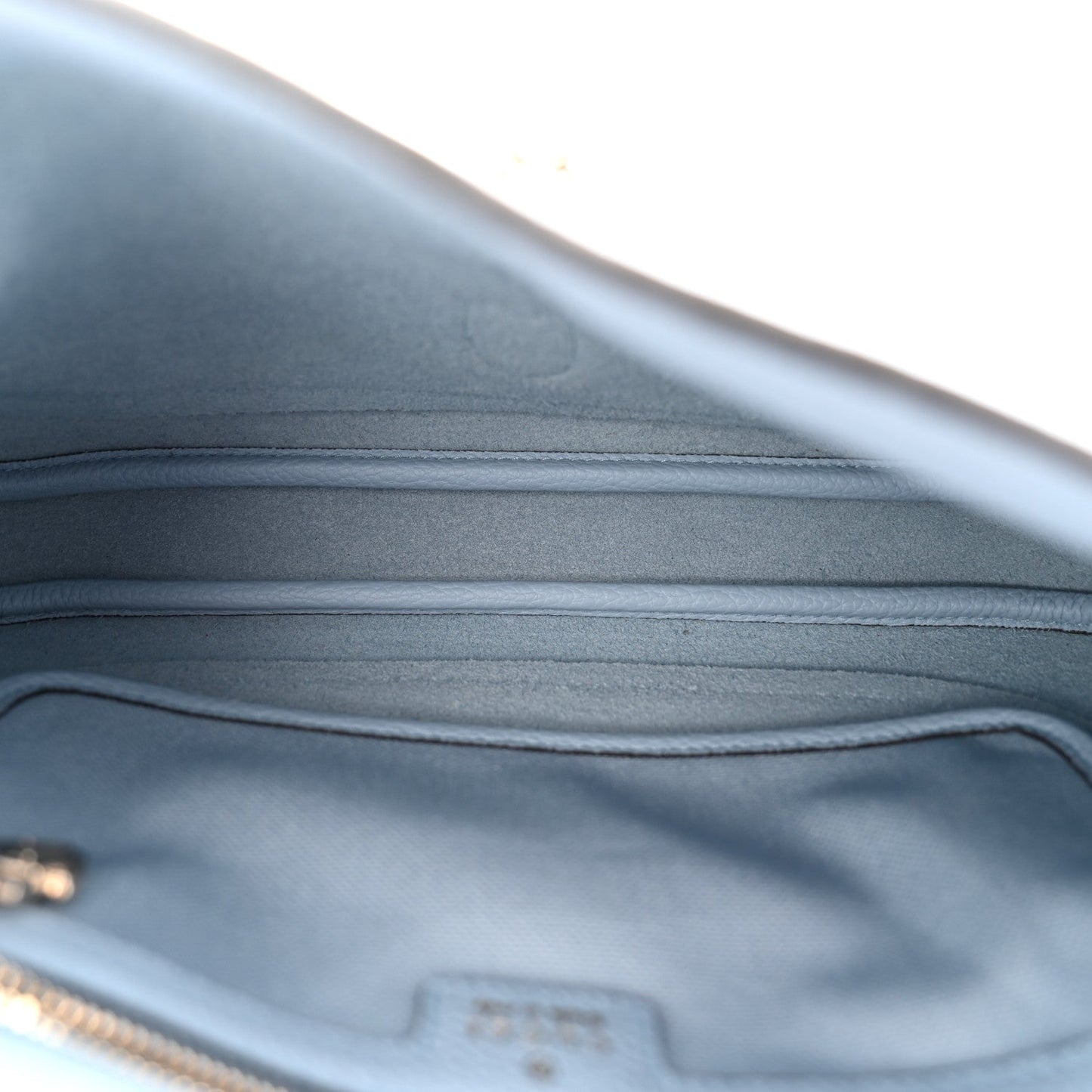 Grained Calfskin Web Medium Jackie 1961 Hobo Light Blue