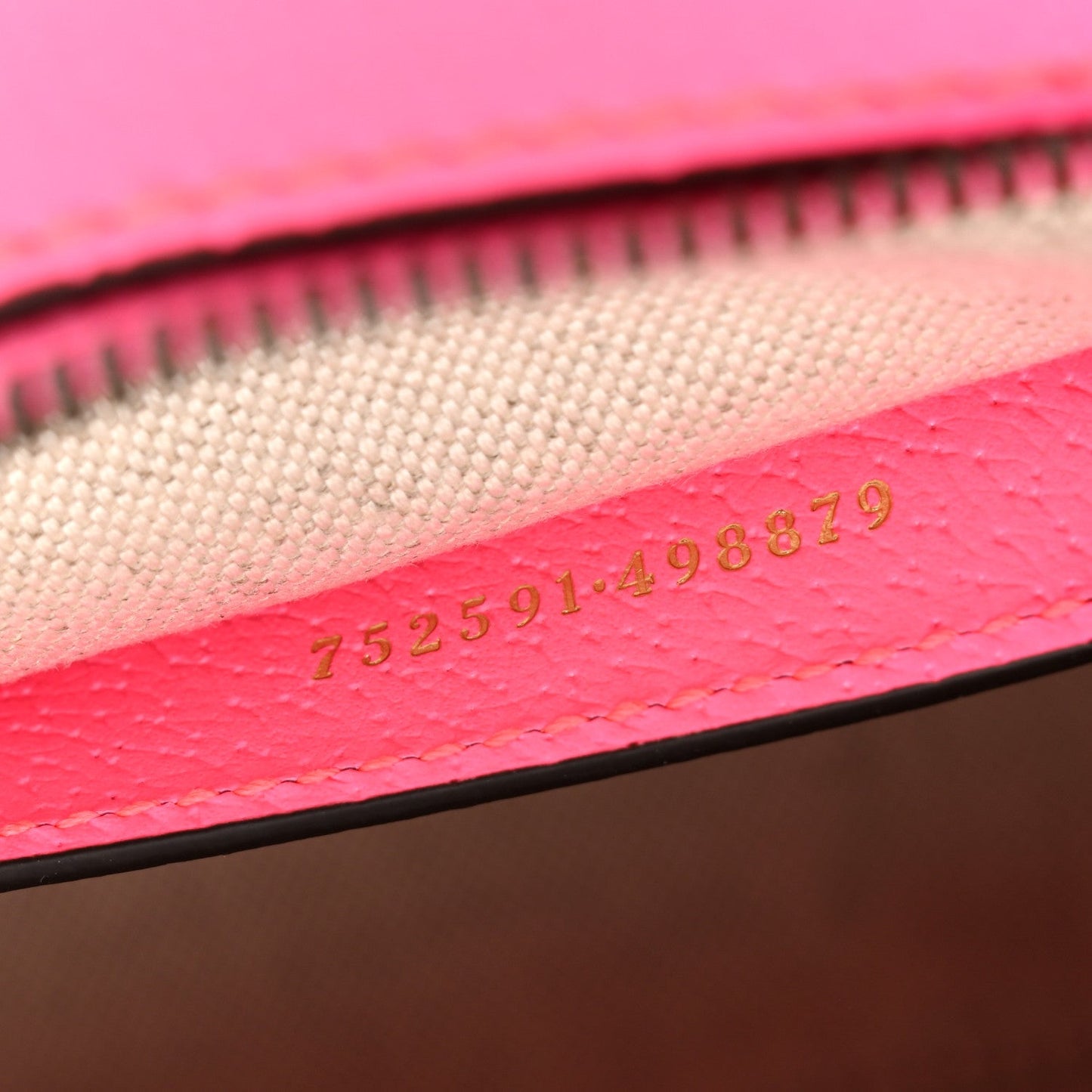 GG Supreme Monogram Textured Dollar Calfskin Web Ophidia Small Crossbody Bag Beige Ebony Fuchsia