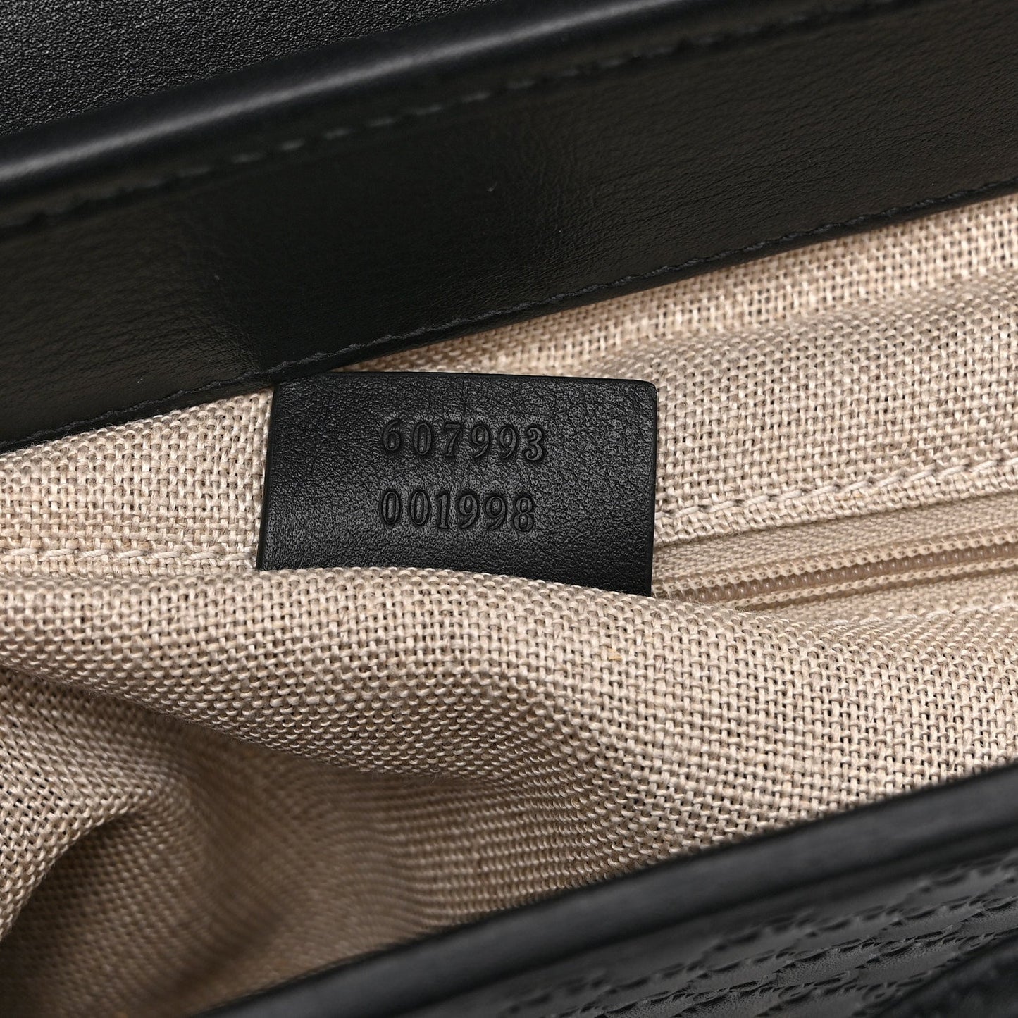 Microguccissima Drawstring Backpack Black