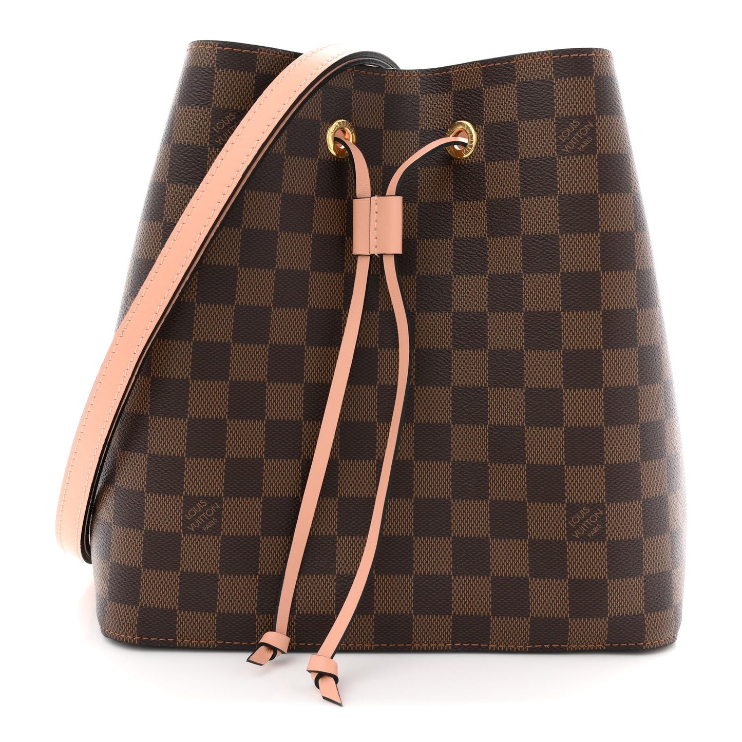 Damier Ebene Neonoe MM Venus Pink