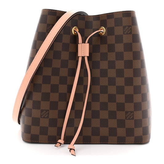 Damier Ebene Neonoe MM Venus Pink