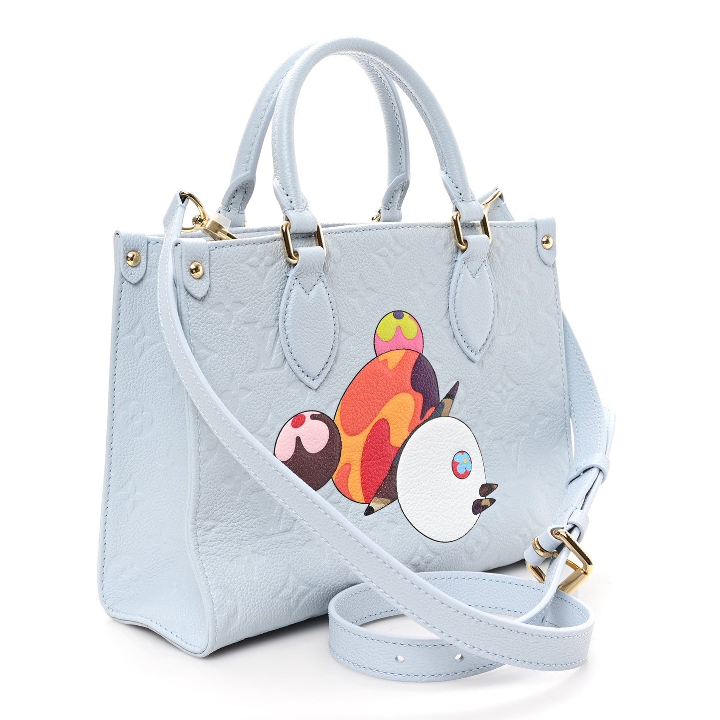 LV X TM Empreinte Monogram Onthego PM Washed Blue