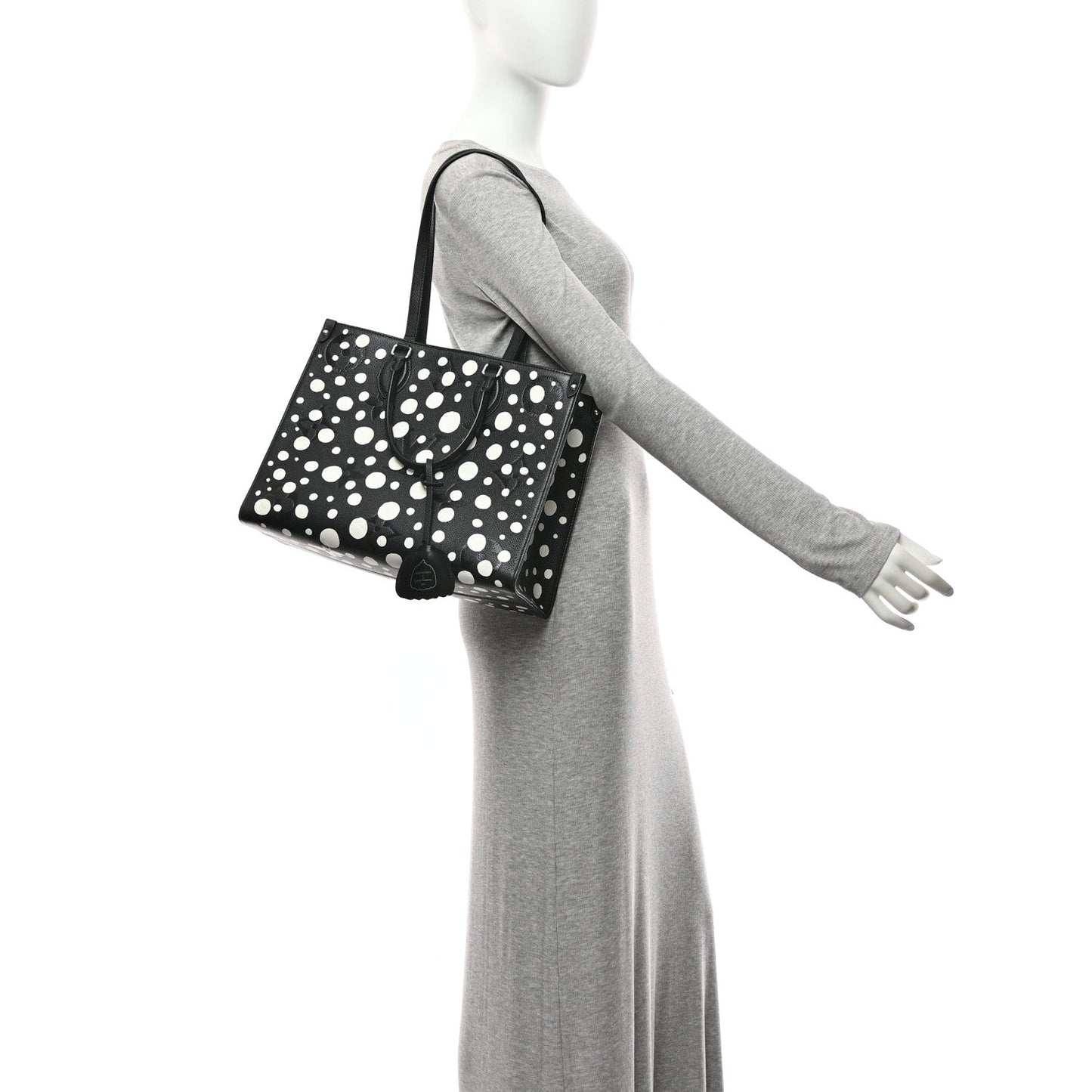 LV X YK Empreinte Monogram Giant Onthego MM Black