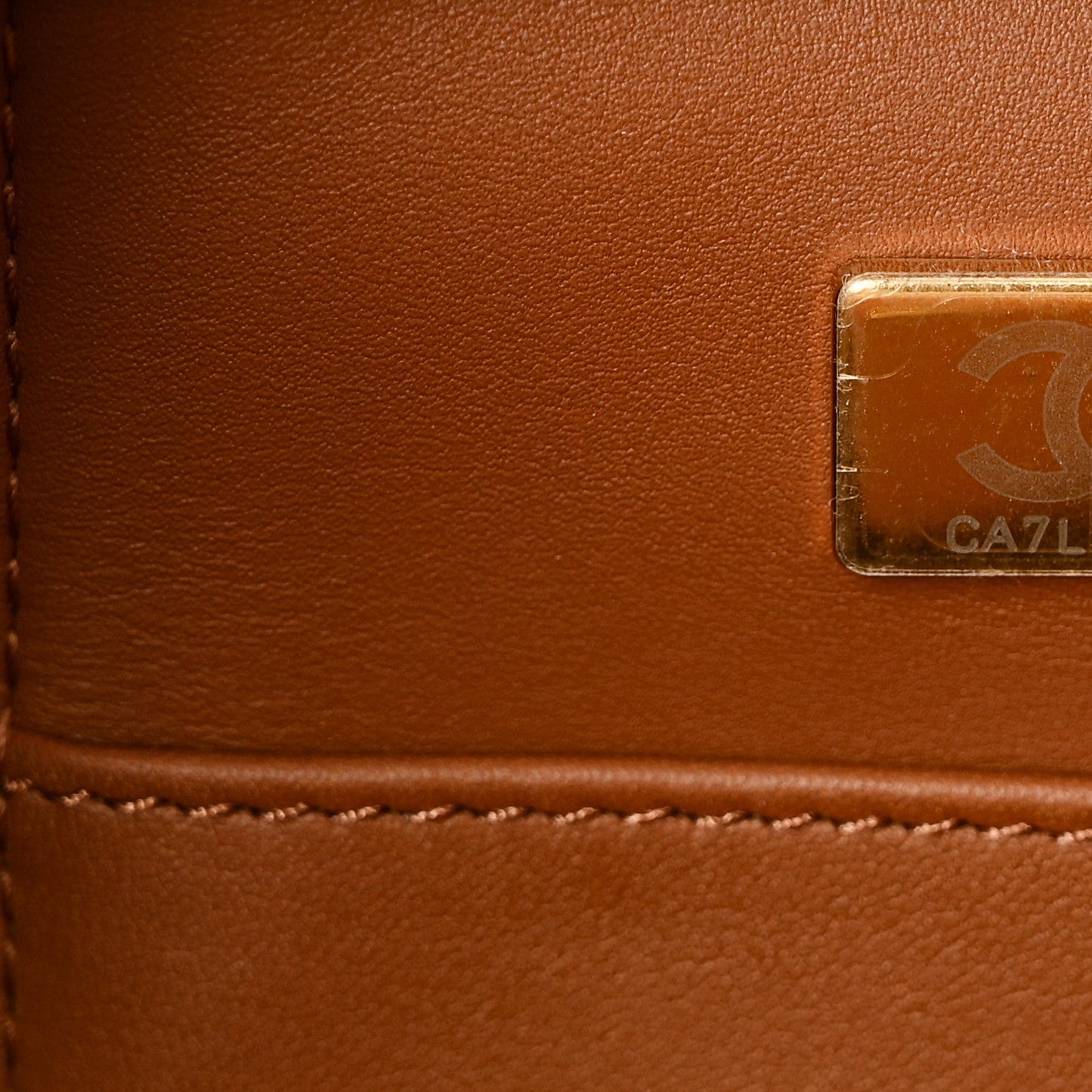 Lambskin Shearling Medium Deauville Tote Brown
