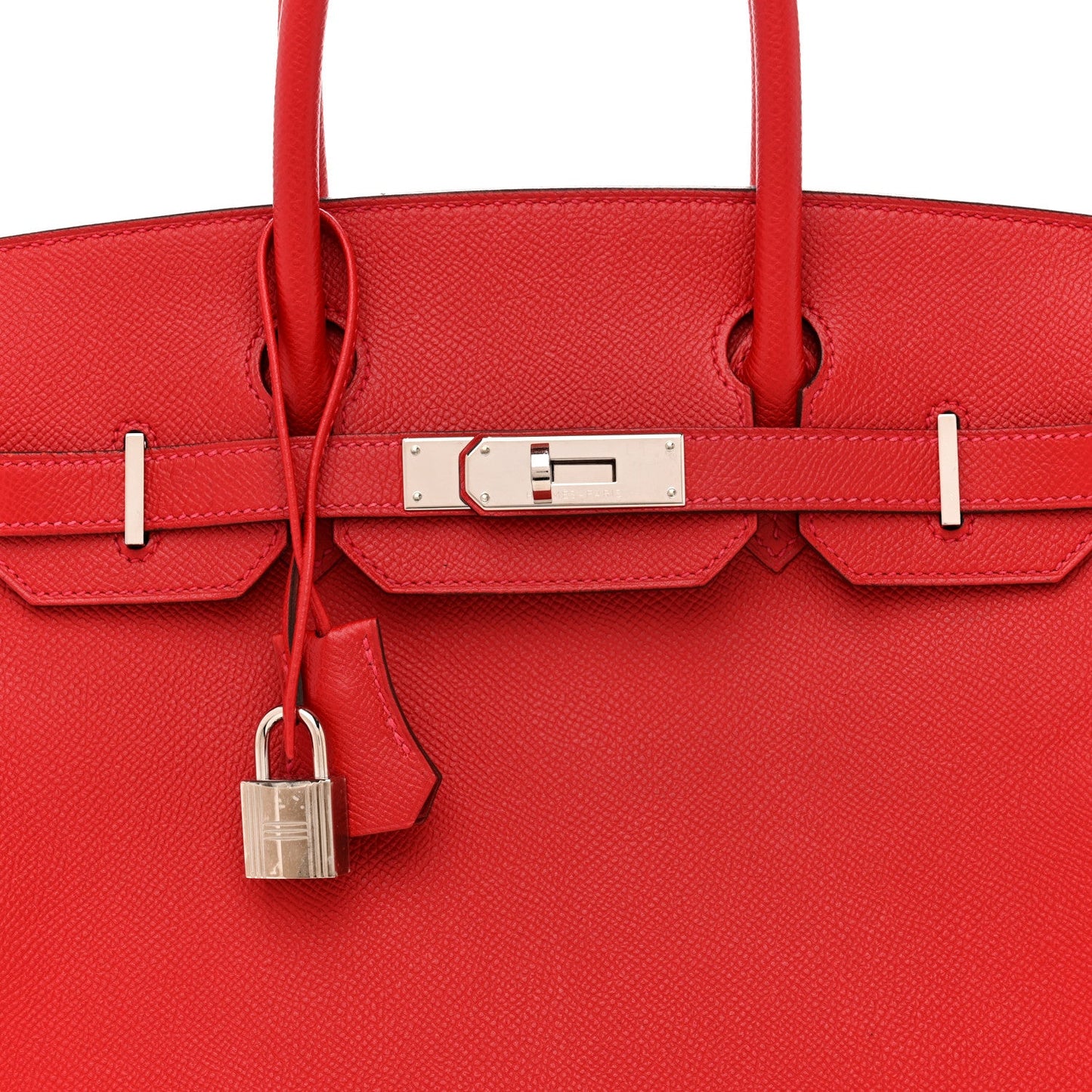 Epsom Birkin 30 Rouge Casaque
