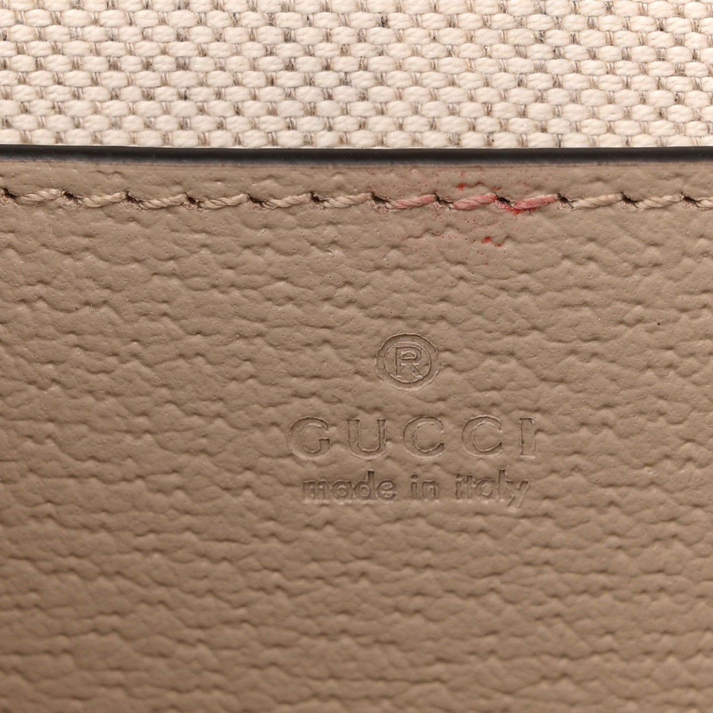 GG Supreme Monogram Textured Dollar Calfskin Web Mini Ophidia Envelope Shoulder Bag Beige Mystic White Oatmeal