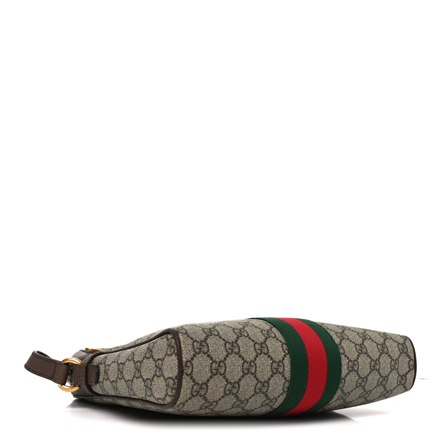 GG Supreme Monogram Web Medium Ophidia Messenger Bag Brown