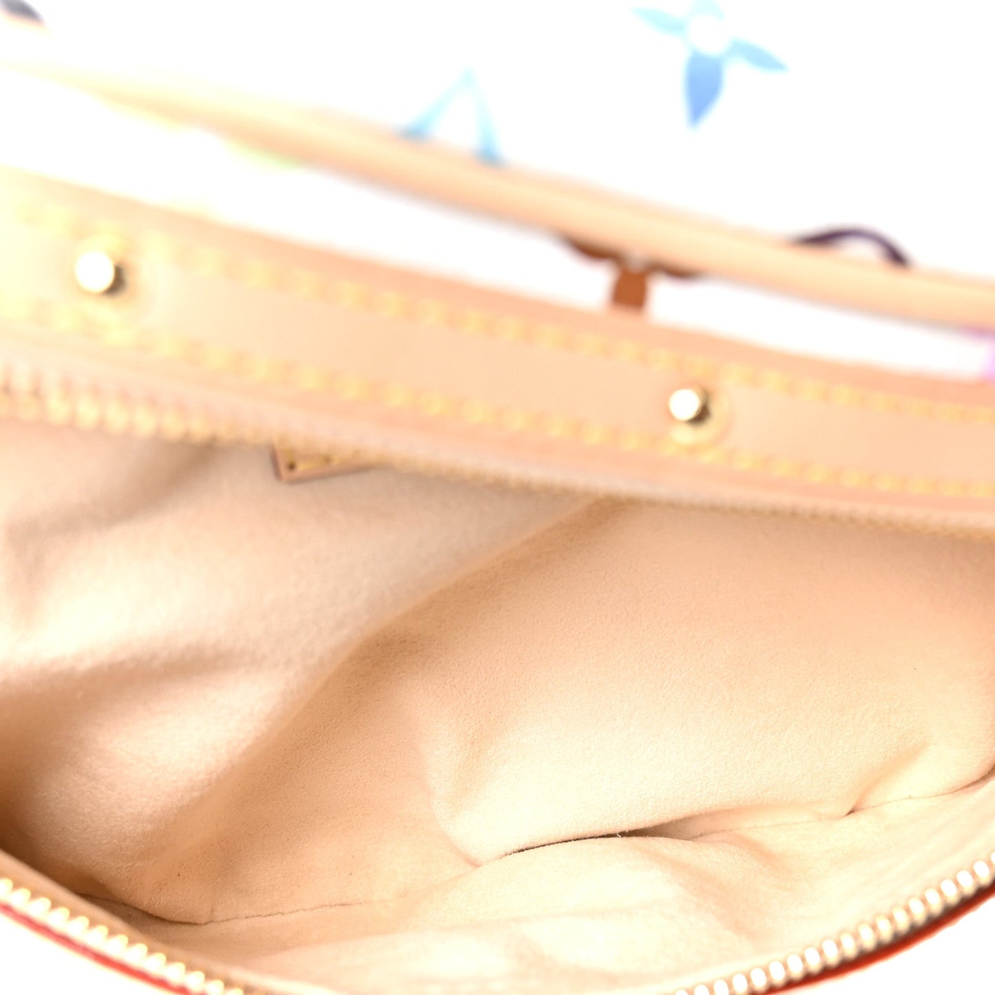 LV X TM Monogram Multicolor High Rise Bumbag White