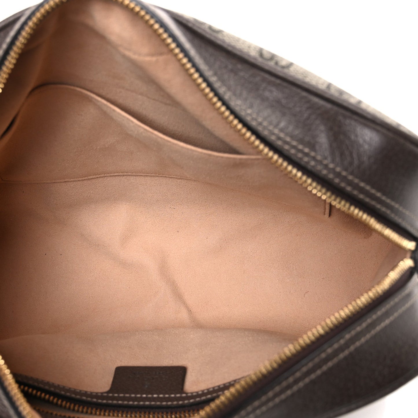 GG Supreme Monogram Web Small Ophidia Shoulder Bag Brown