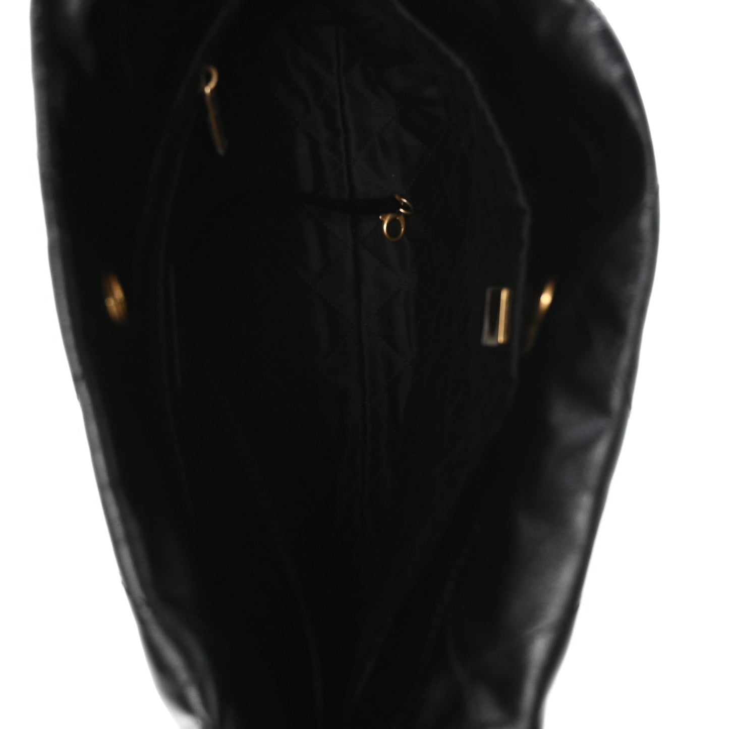 Shiny Calfskin Quilted Small Chanel 22 Black