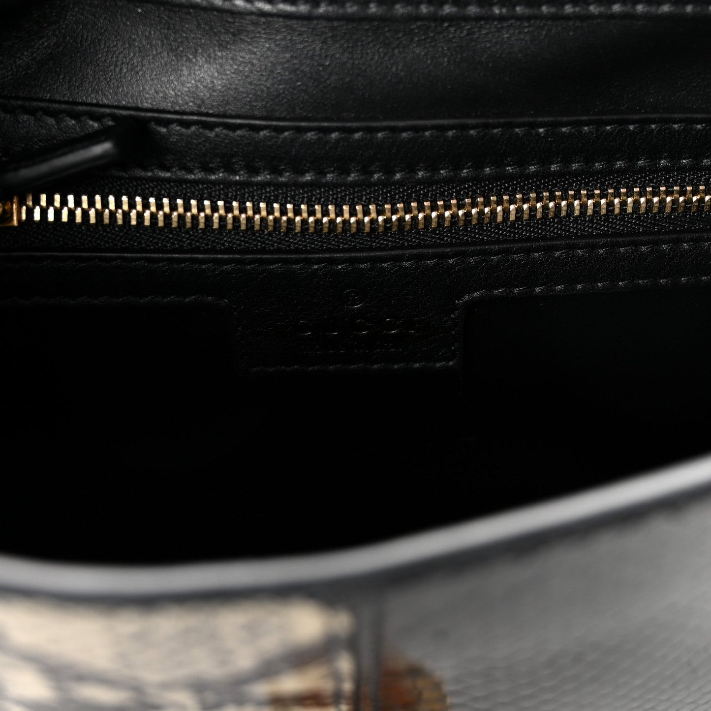 Snakeskin Small Jackie 1961 Hobo Black Beige