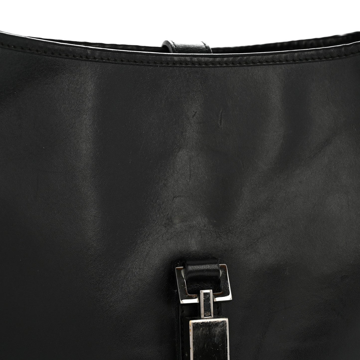 Calfskin Small Jackie O Hobo Black