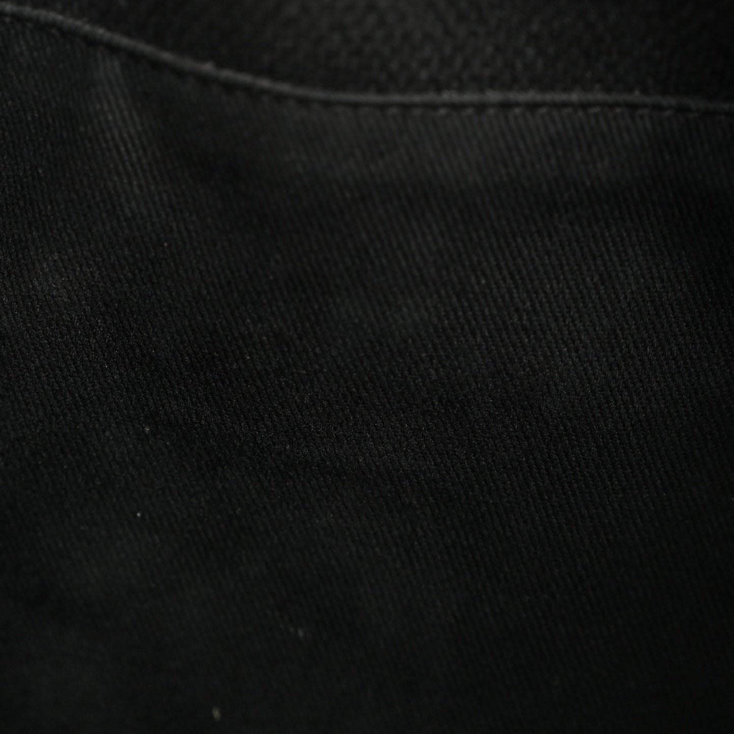 Canvas Deauville Drawstring Bucket Bag Black
