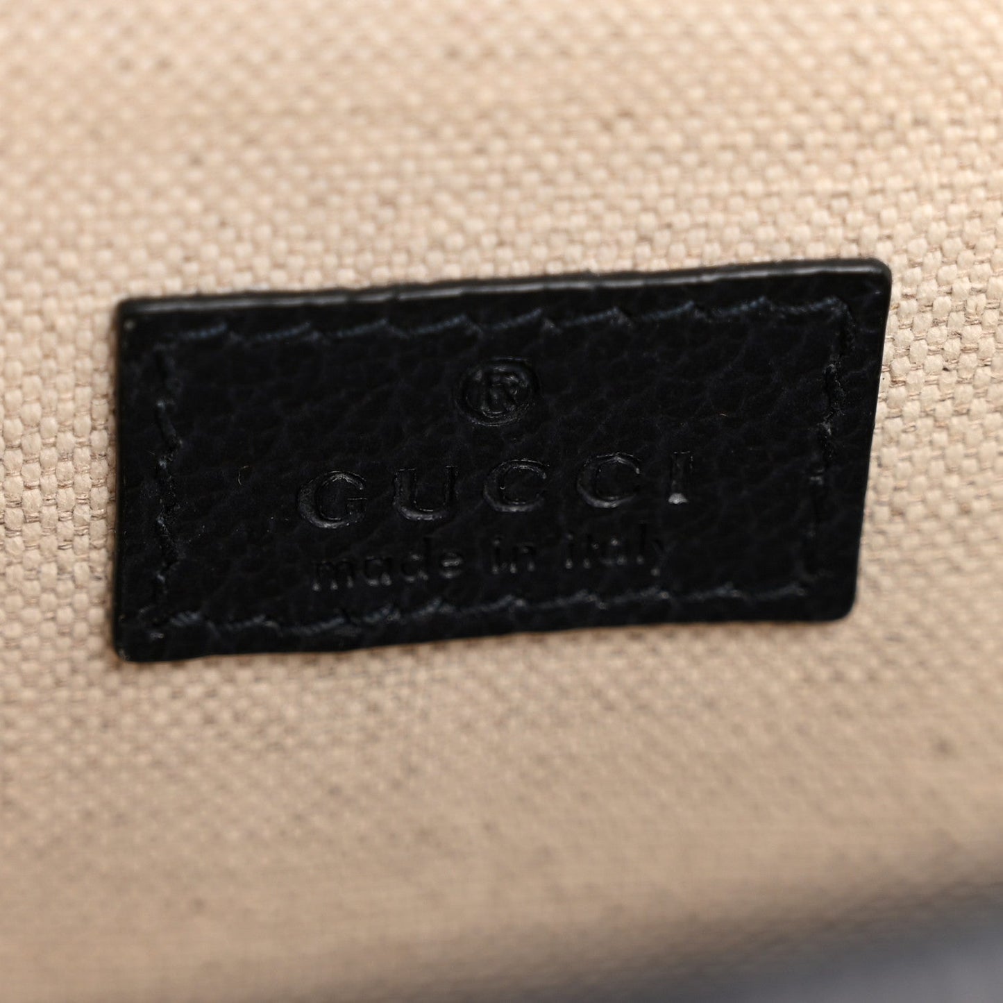 GG Supreme Monogram Textured Dollar Calfskin Small Rectangular Dionysus Shoulder Bag Beige Blue