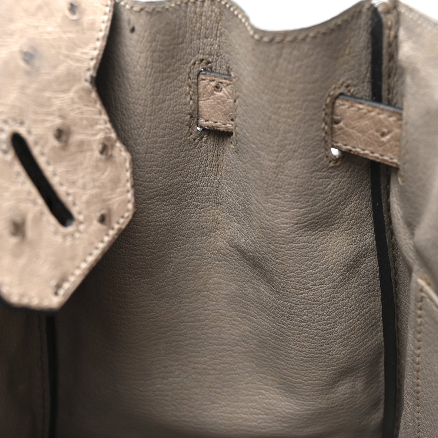 Ostrich Birkin 30 Mousse