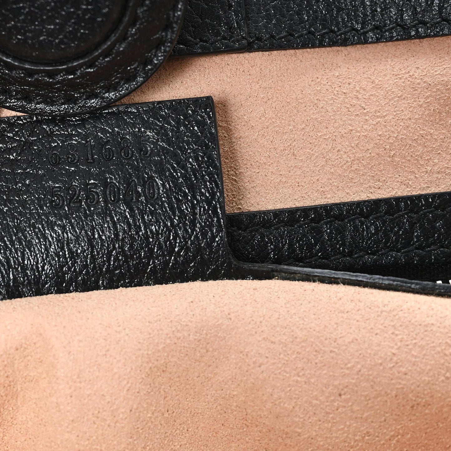 Textured Calfskin Web Medium Ophidia Shopping Tote Black