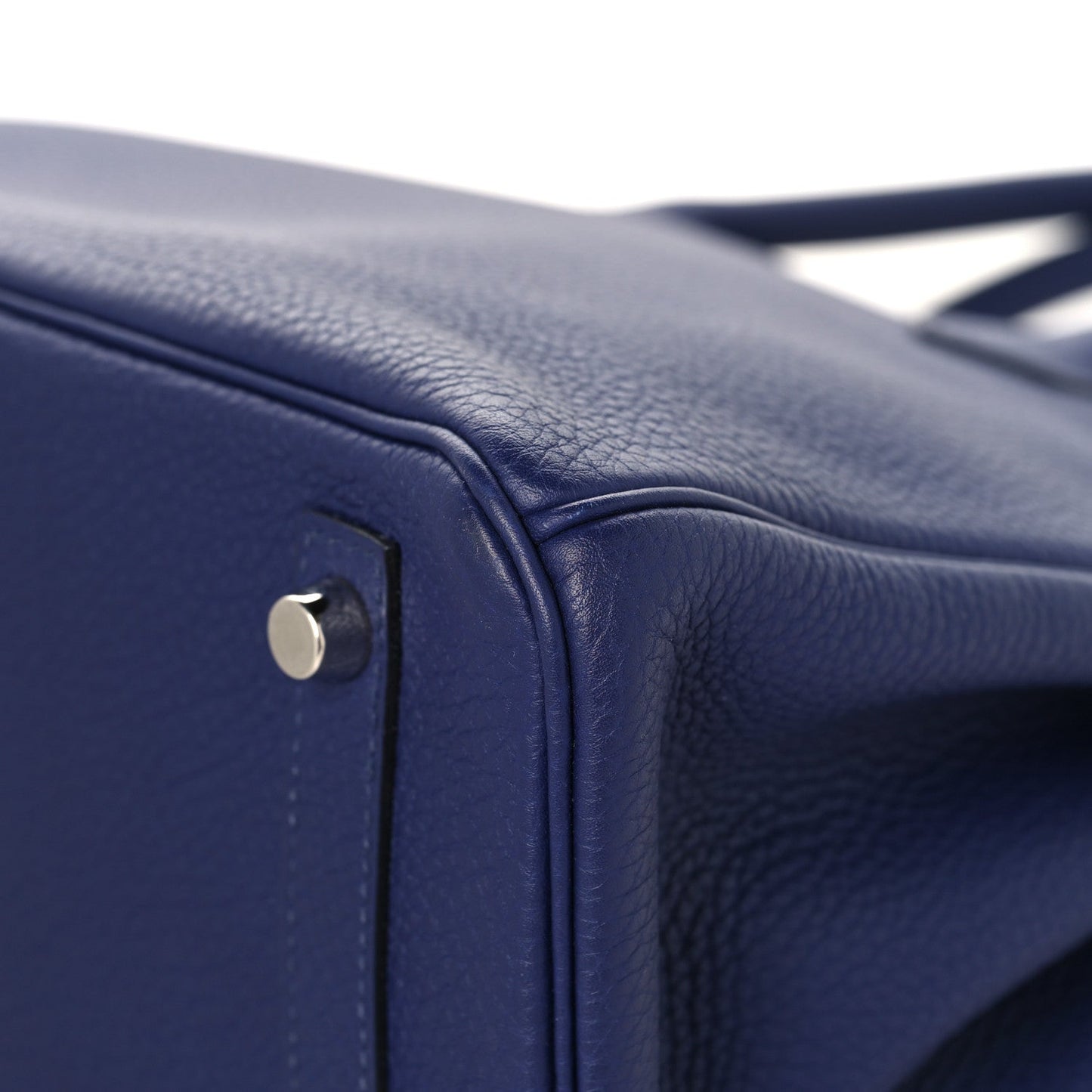 Togo Swift Officier Birkin 30 Bleu Encre Rouge H