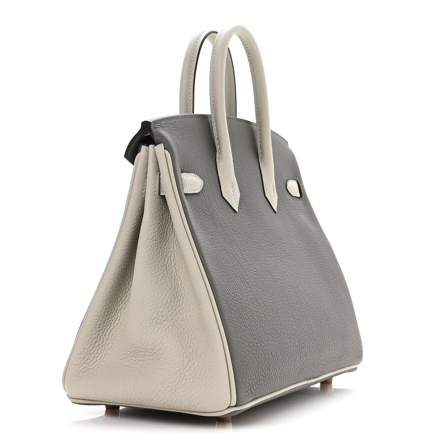 Togo Horseshoe Birkin 25 Gris Tourterelle Gris Perle
