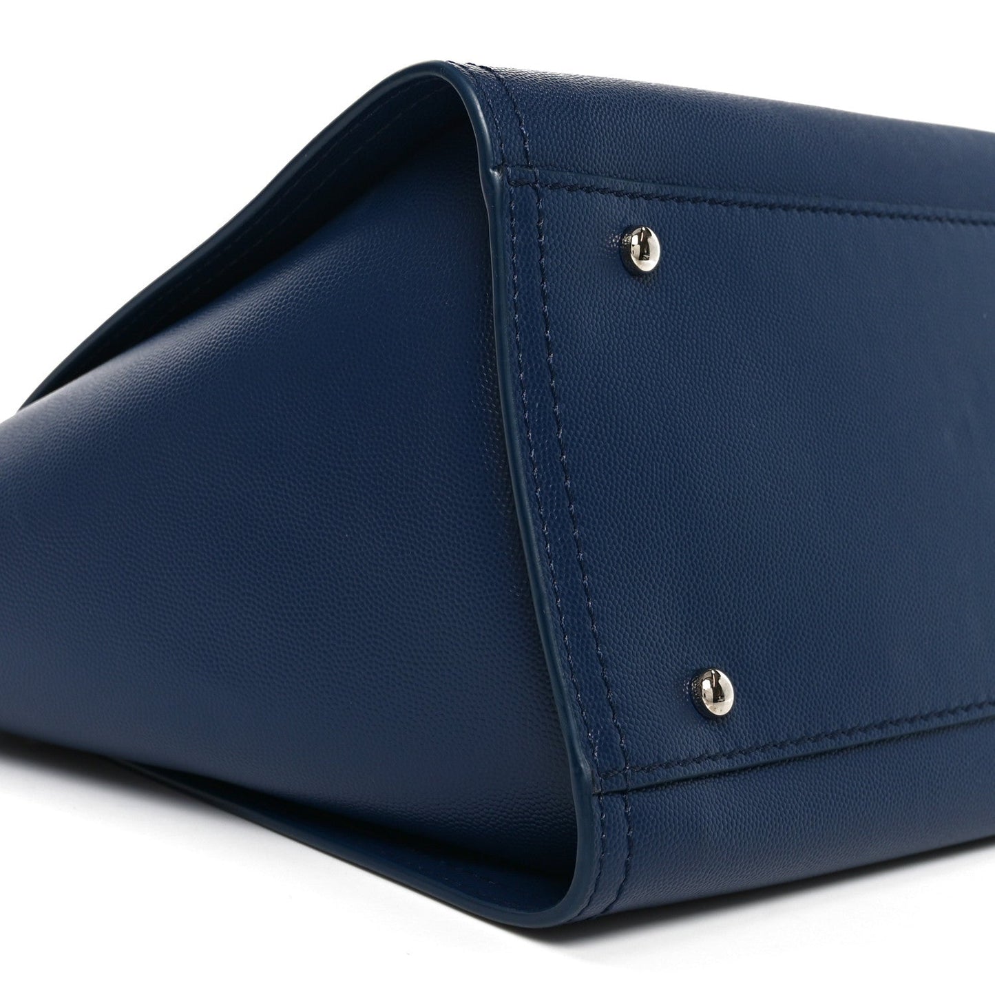 Caviar Small Studded Deauville Tote Navy