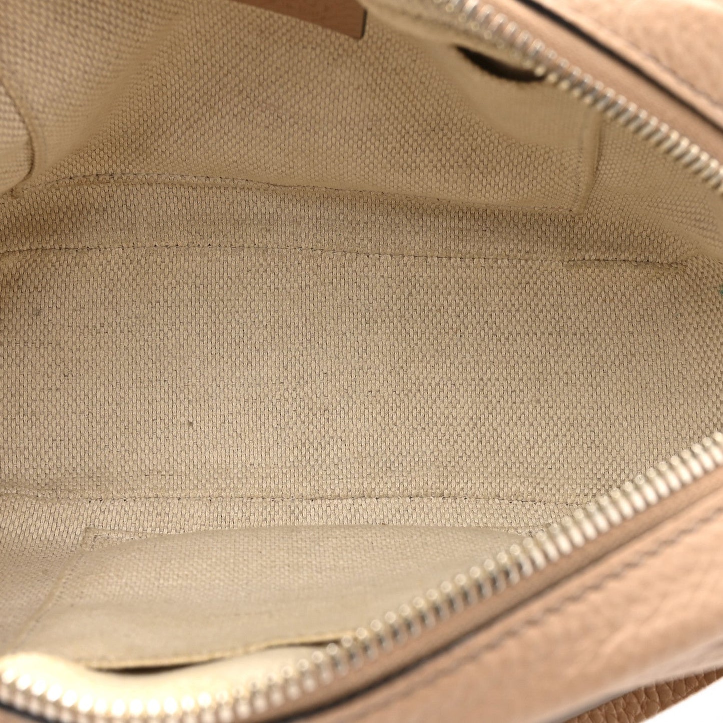 Pebbled Calfskin Small Soho Disco Bag Rose Beige