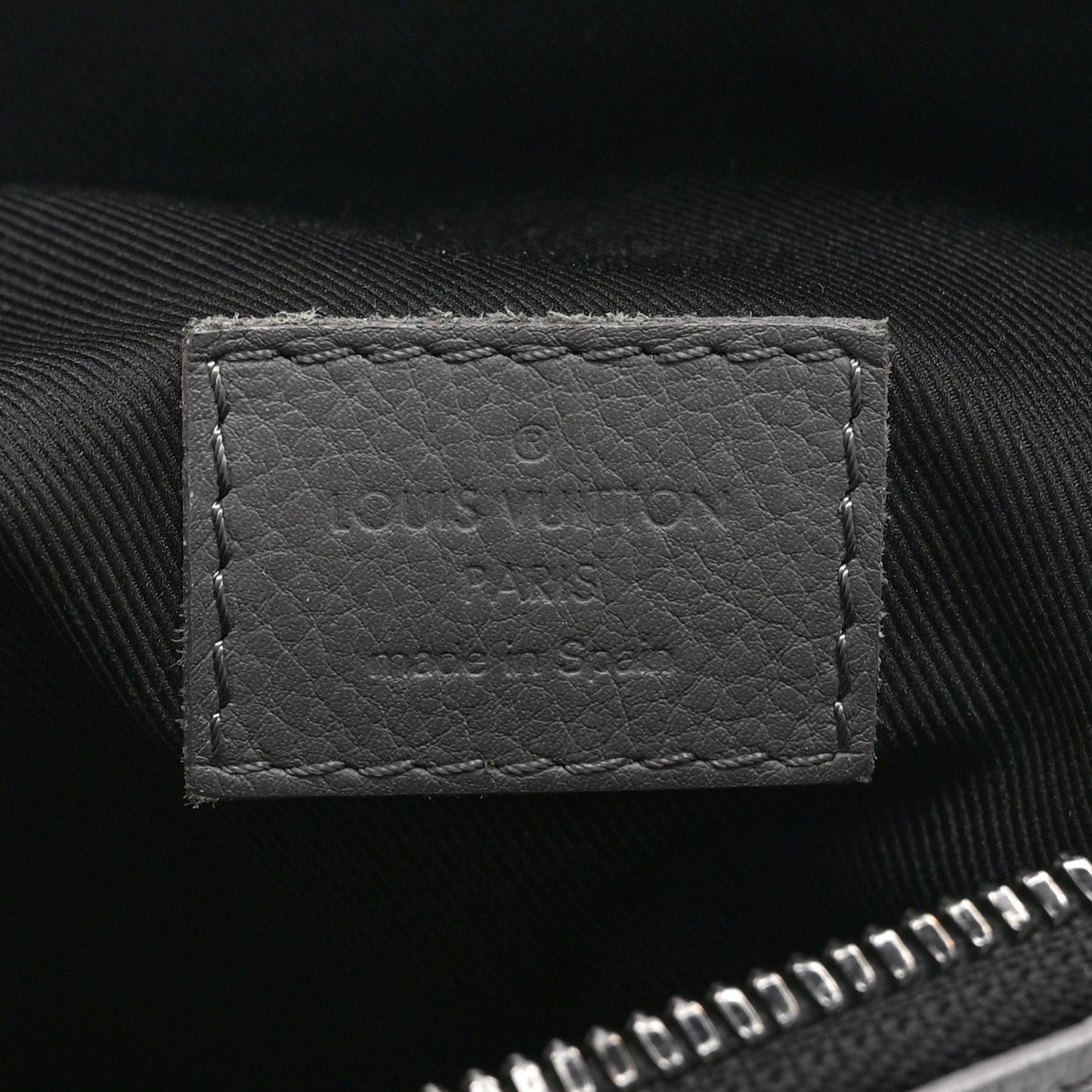 Calfskin Monogram Shadow Discovery Bumbag PM Gray