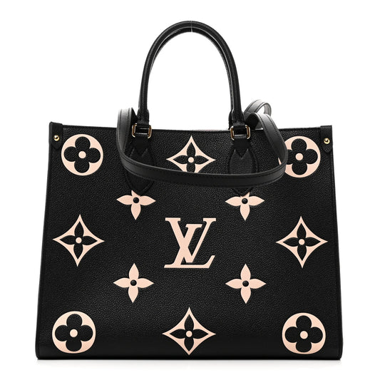 Empreinte Monogram Giant Onthego MM Black Beige