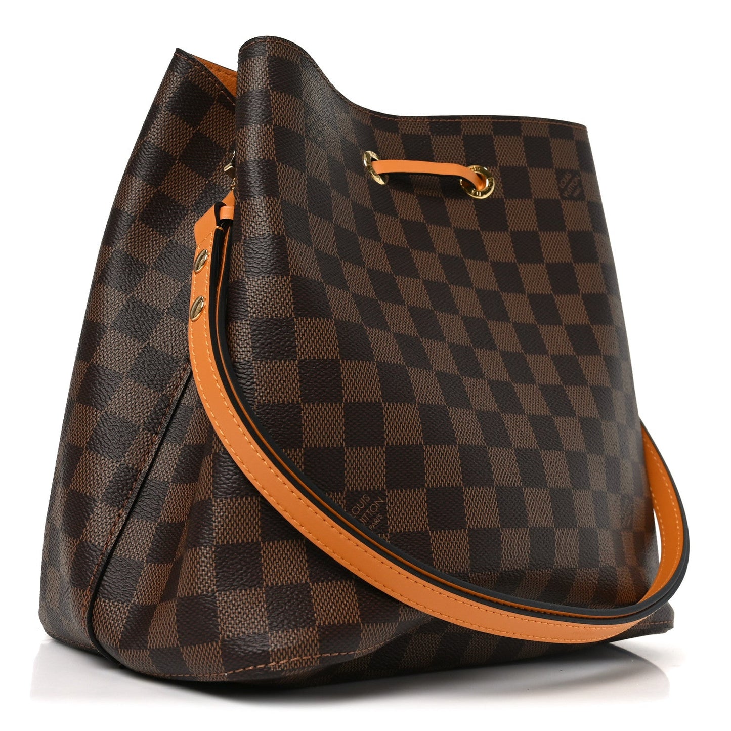 Damier Ebene Neonoe MM Safran
