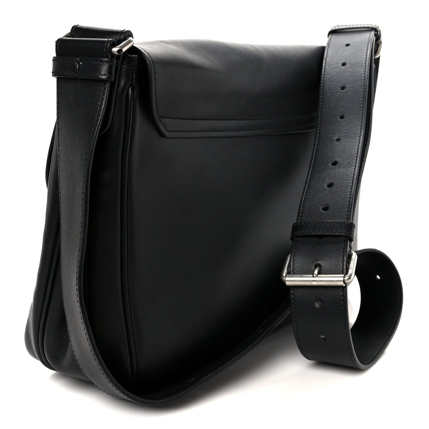 Calfskin Dionysus Messenger Bag Black