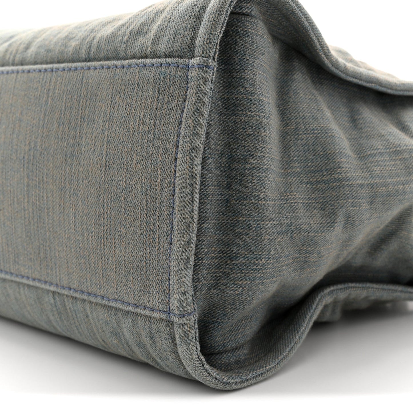 Denim Small Deauville Tote Light Blue