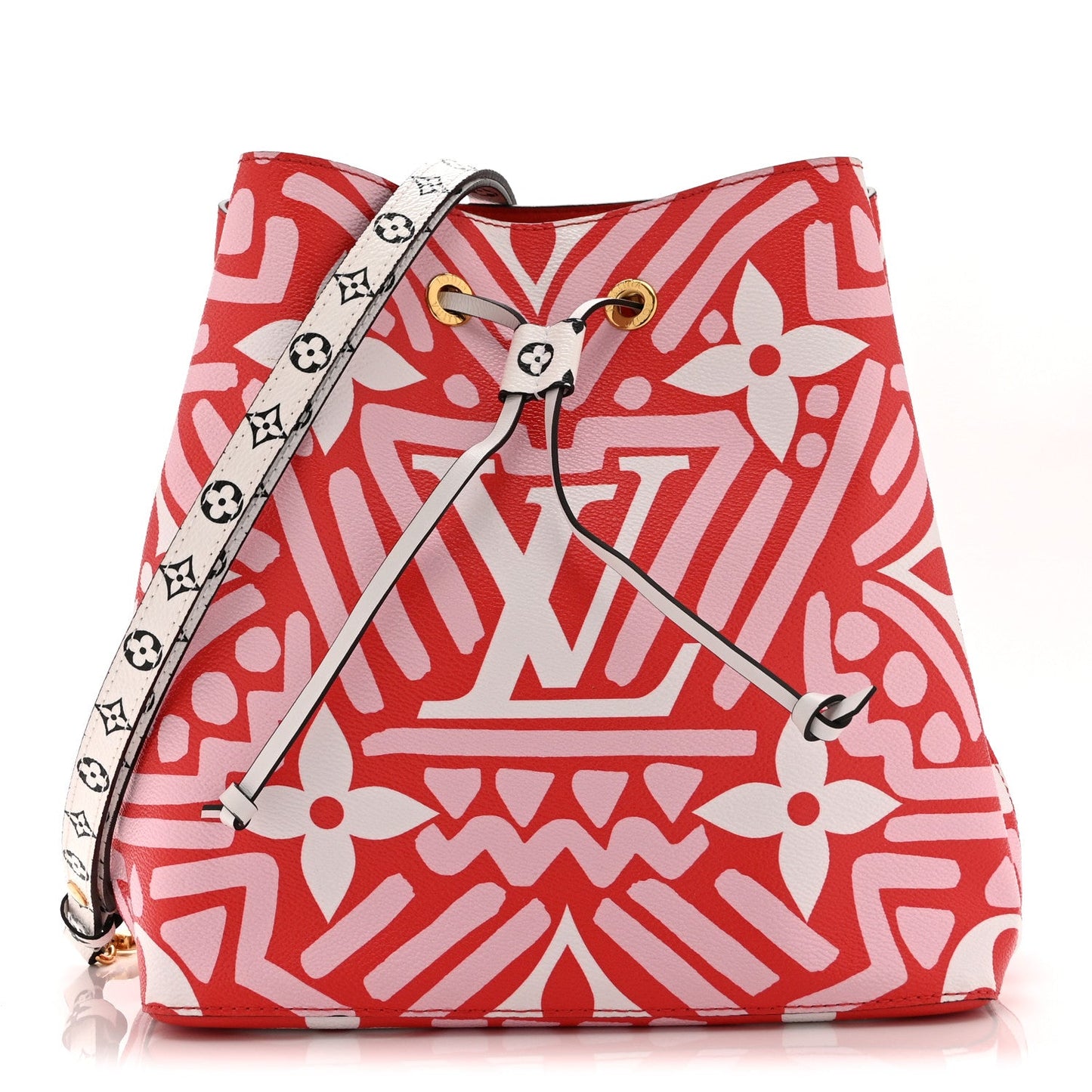 Monogram Giant Crafty NeoNoe MM Rouge Rose Creme