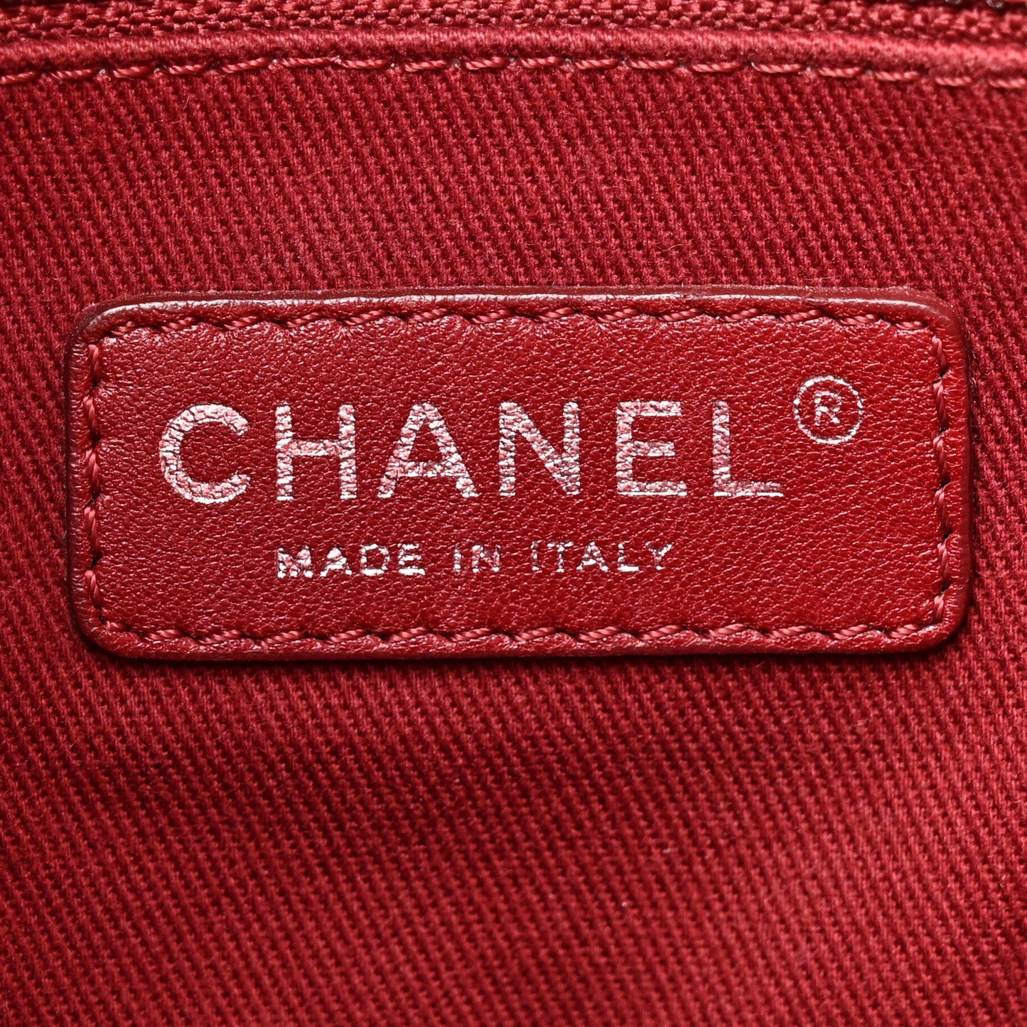 Canvas Mini Deauville Tote Red