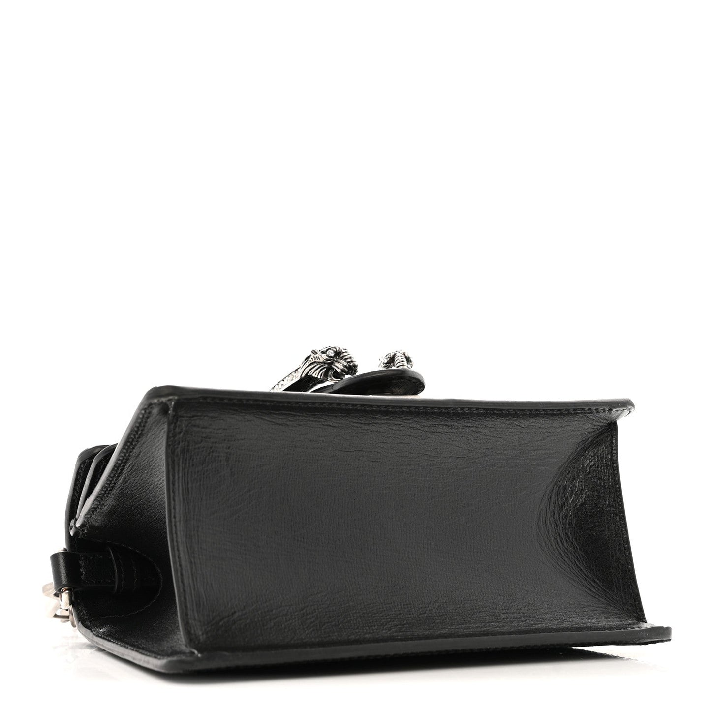 Satin Crystal GG Monogram Mini Dionysus Top Handle Bag Black