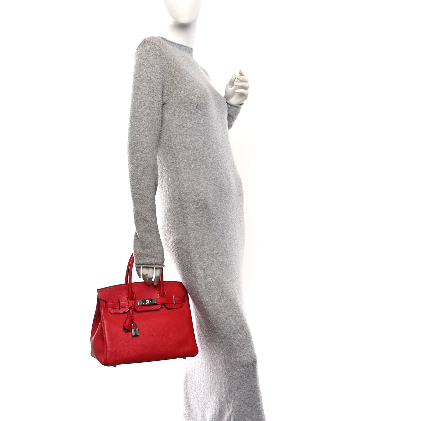 Epsom Birkin 30 Rouge Vif