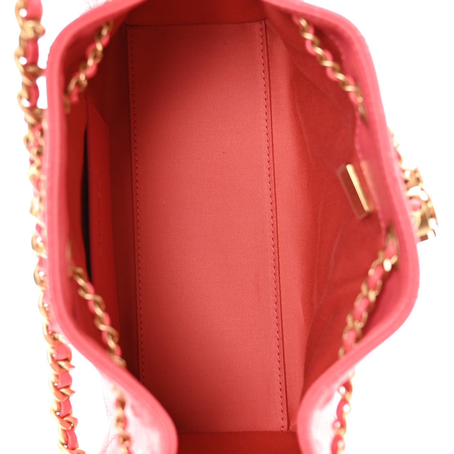 Caviar Quilted Mini Chanel 25 Handbag Coral