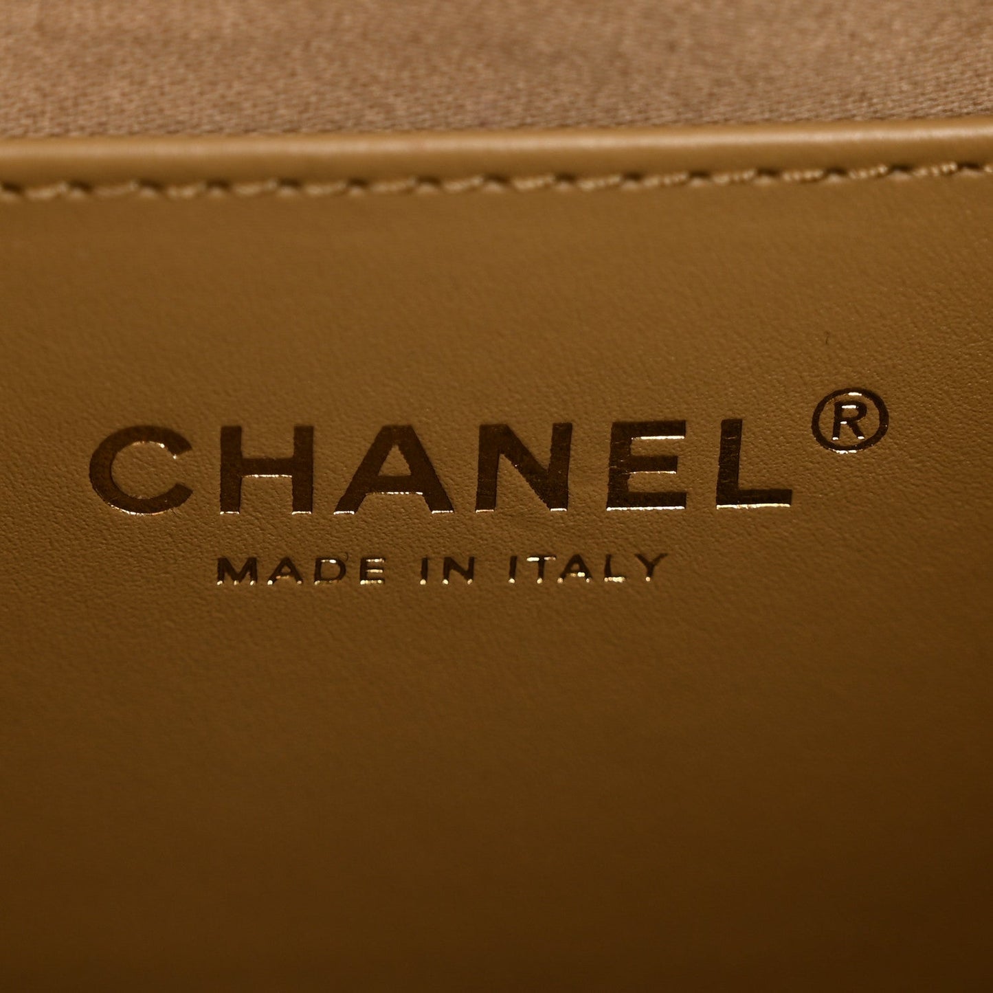 Caviar Quilted Medium Chanel 25 Handbag Dark Beige
