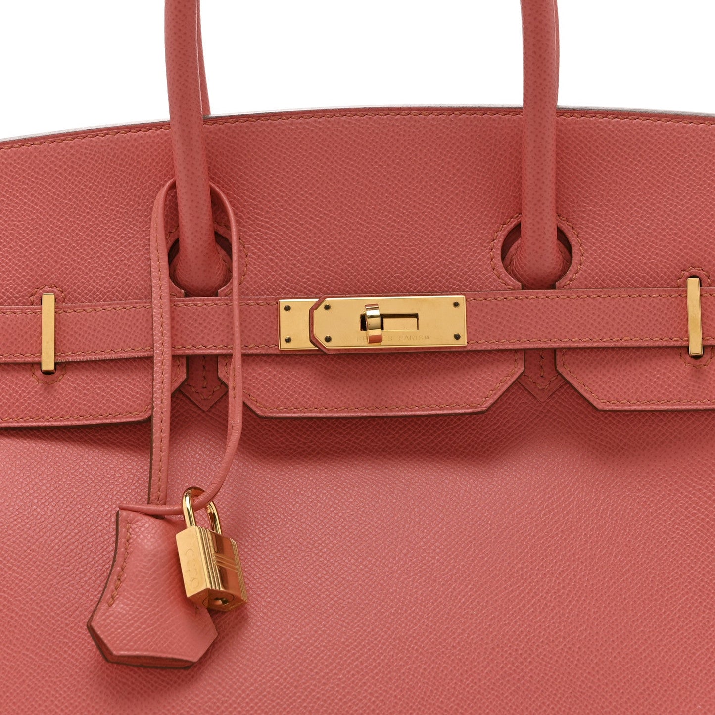 Epsom Birkin 35 Flamingo