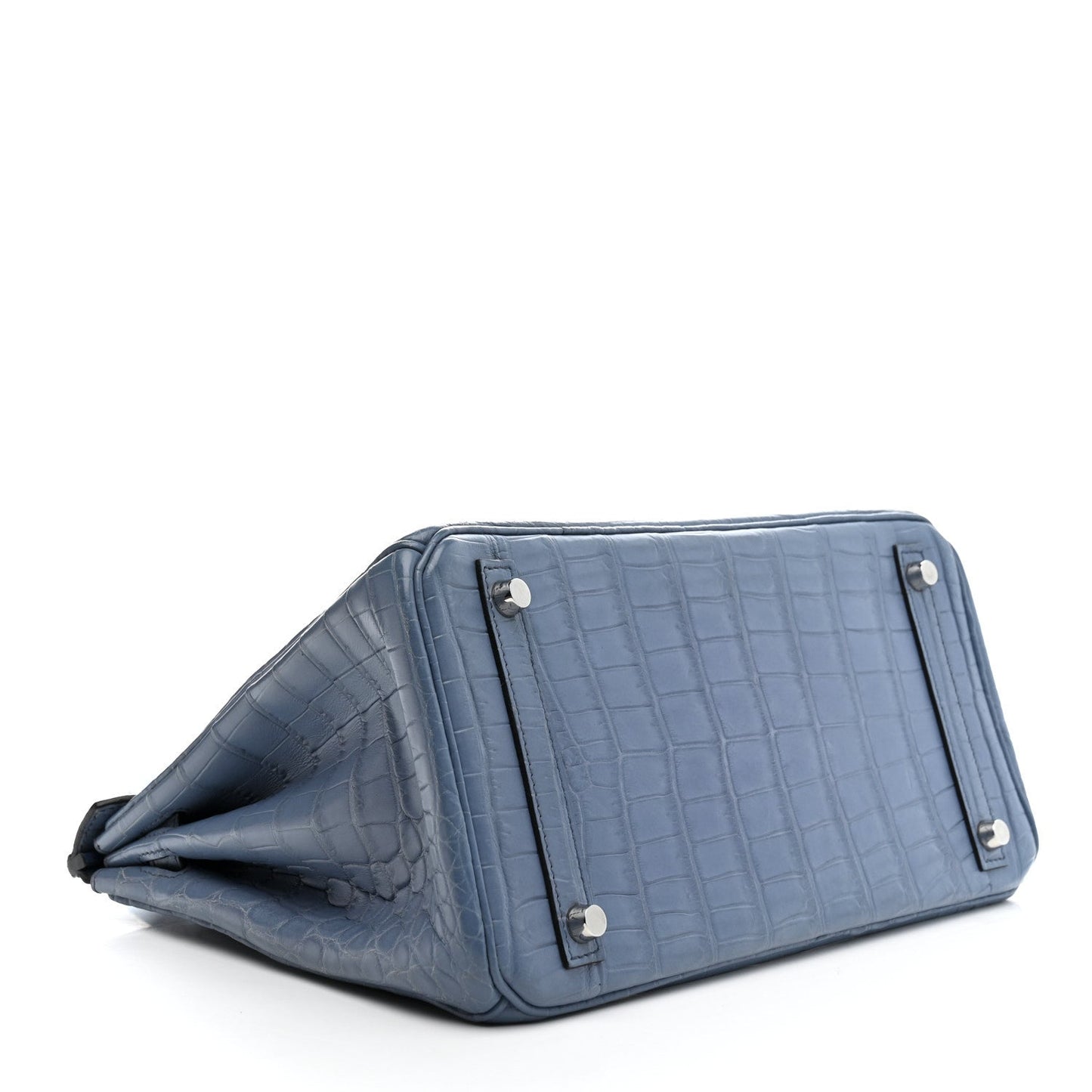 Matte Porosus Crocodile Birkin 30 Bleu Brighton