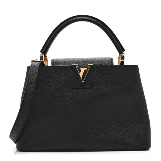 Taurillon Capucines PM Black