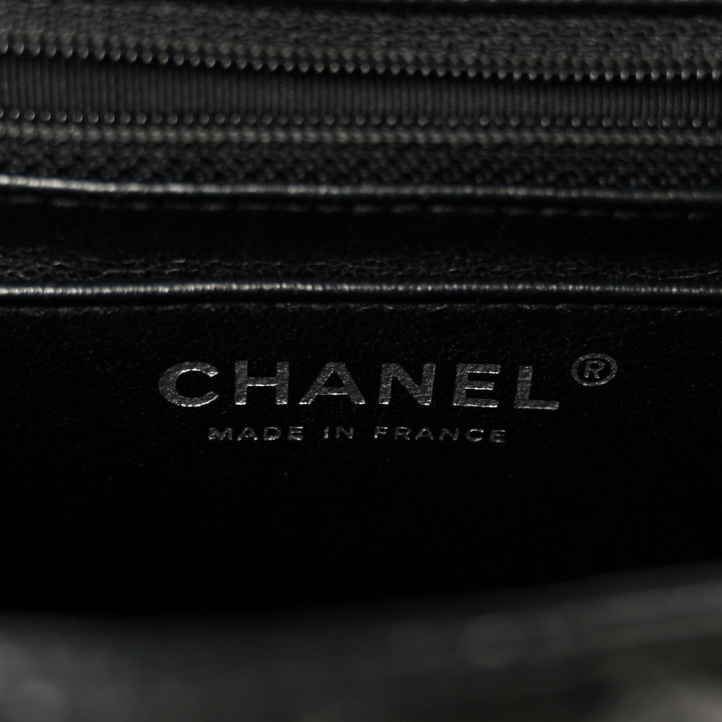 Caviar Quilted Mini Square Flap Black