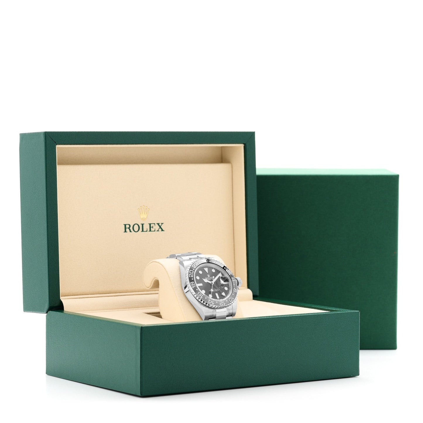 Stainless Steel 40mm Oyster Perpetual Date GMT Master II Bruce Wayne Watch Black 126710GRNR
