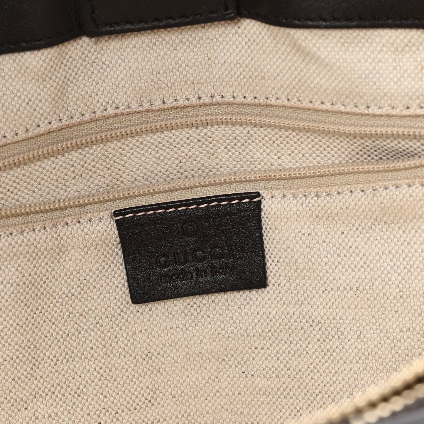 Guccissima Medium Sukey Top Handle Tote Chocolate